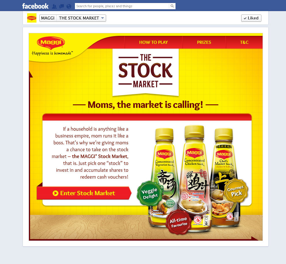 Maggi Stock Market Facebook App